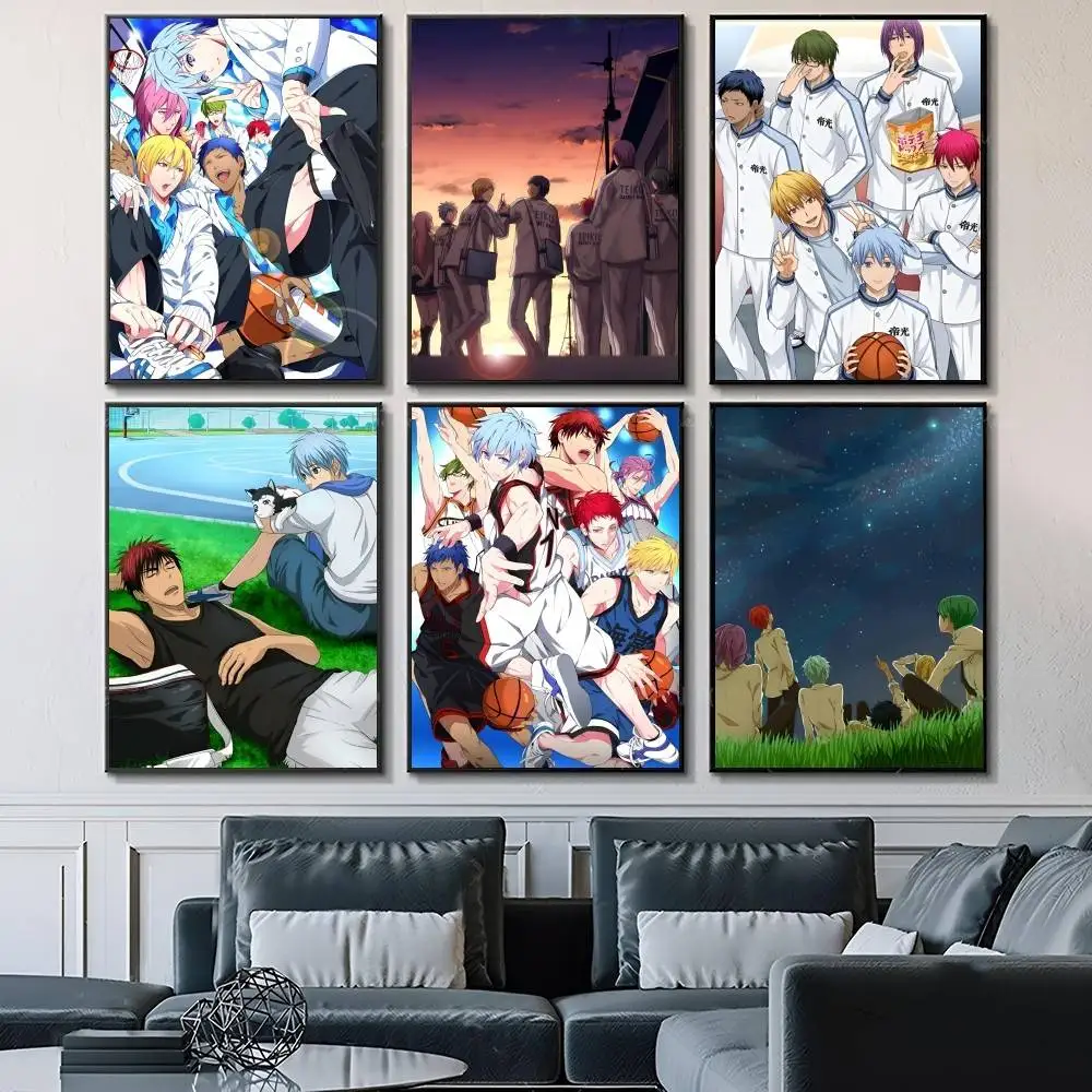 Anime K-Kuroko No B-Basket Posters Fancy Wall Sticker for Living Room Bar Decoration Wall Decor