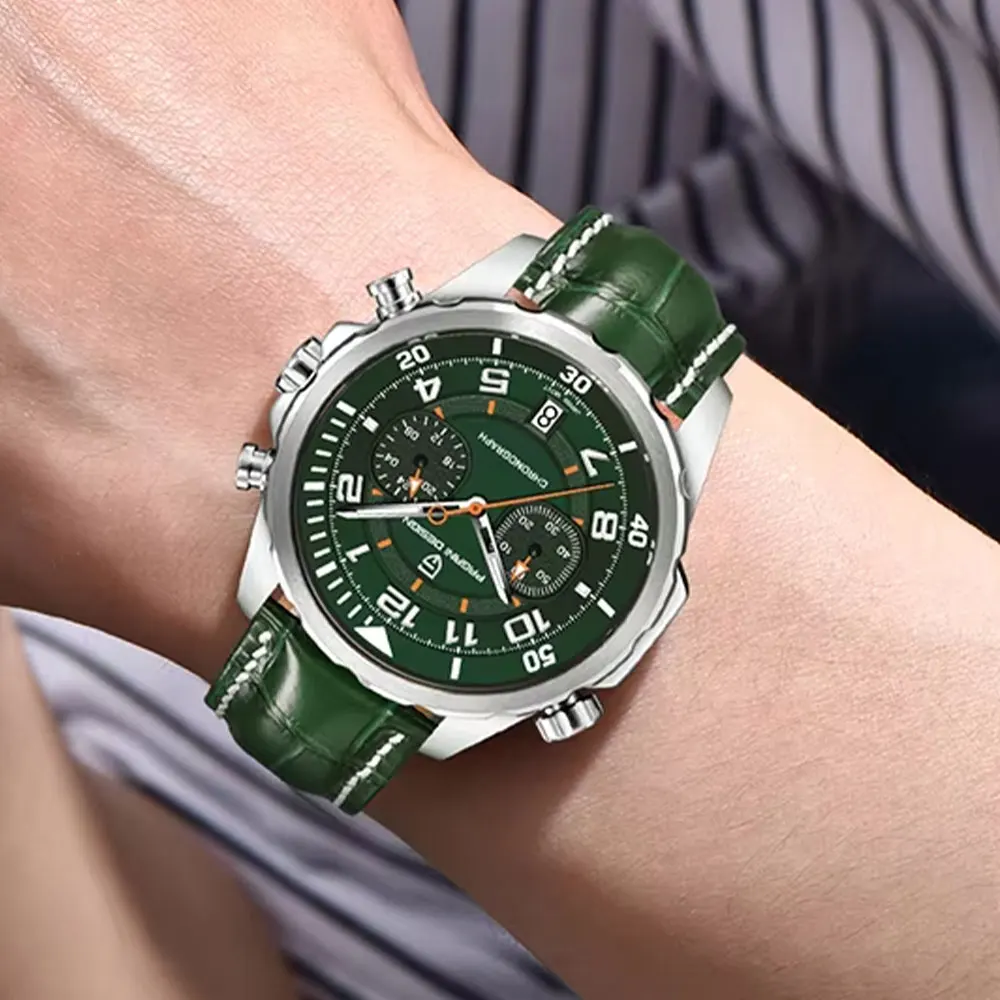 

PAGANI DESIGN Top Brand Men's Watch Sapphire Glass Chronograph 50M Waterproof Quartz Watch Classic Luxury Mens Gift Watches 1811
