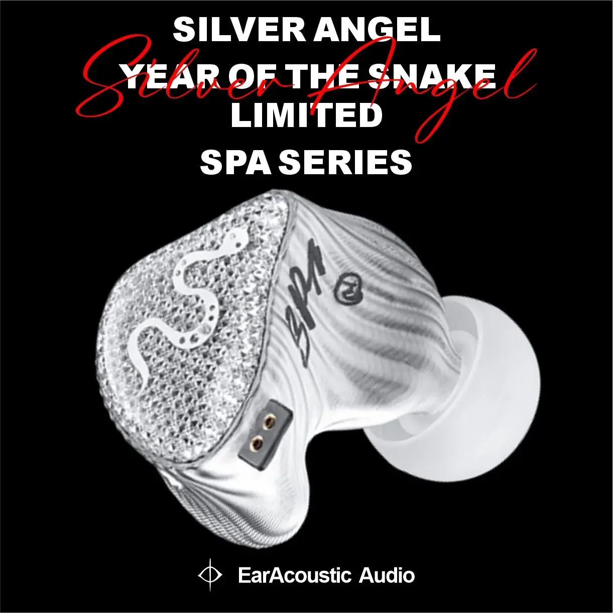 

New EarAcoustic Audio SPA Limited Edition HiFi In-Ear Earphones Silver Angel Dynamic Studio Audiophile Collection Music Monitor