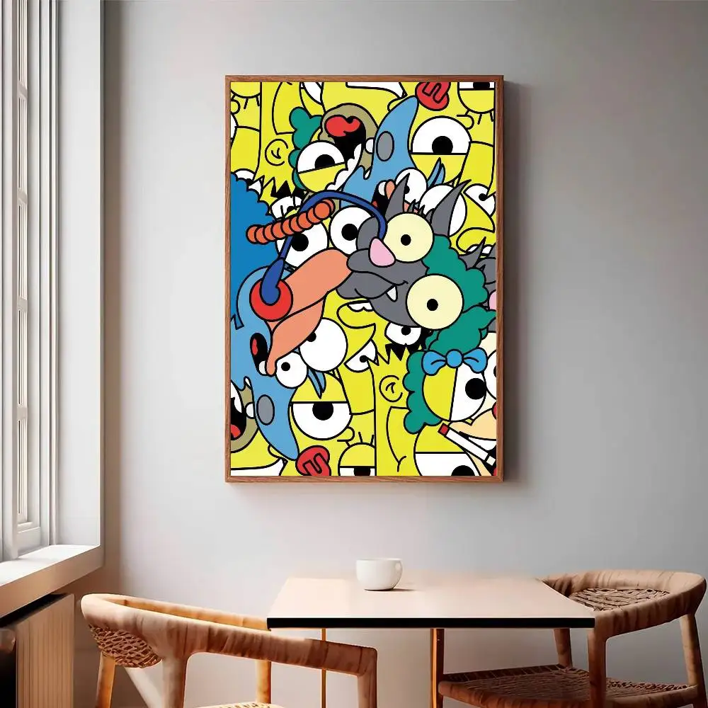 Simpson Megamixed Poster Paper Print Home Living Room Bedroom Entrance Bar Cafe Art Painting Decoration