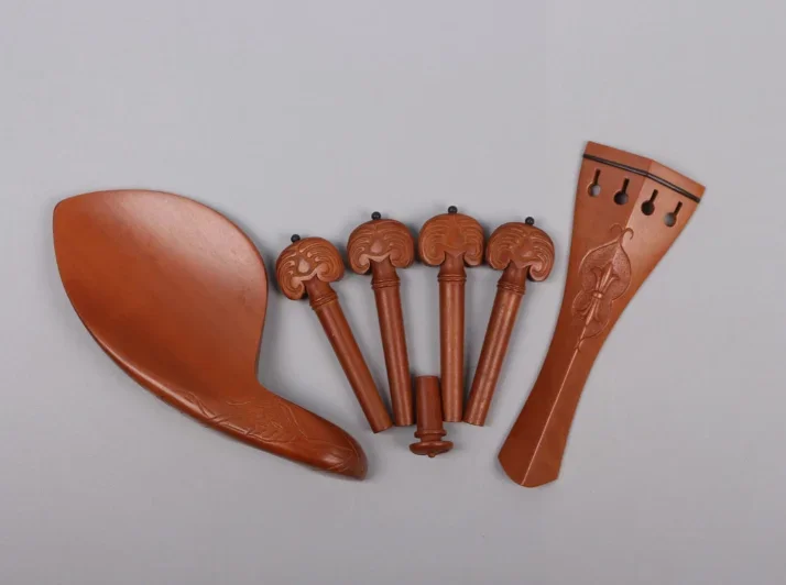 

violin parts jujube wood hand carved full one set violin accessories 4/4 size
