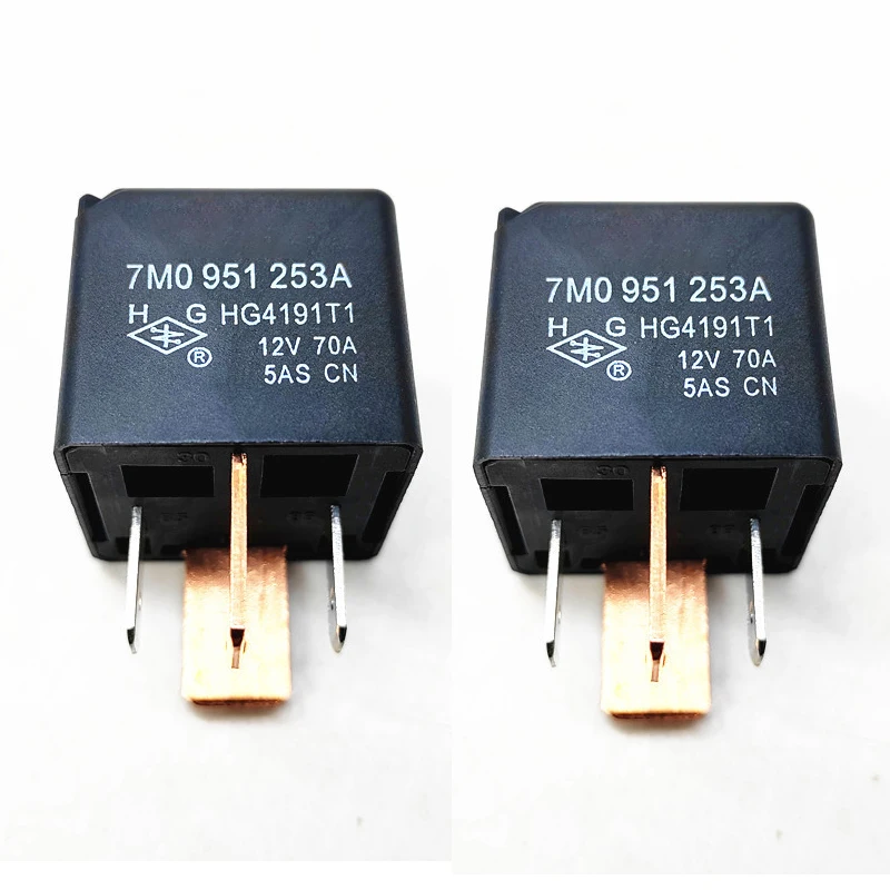 12V 70A 4Pin Relay 7M0951253A Car Fan Fuel Pump Relay For VW Audi Skoda SEAT 8E0951253 8D0951253 4H0951253 443951253J 191937503