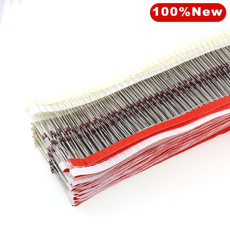 250PCS 1W 2.7V 3.3V 3.6V 3.9V 4.7V 5.1V 5.6V 6.2V 7.5V 8.2V 9.1V 10V 11V 12V 13V 15V 16V 18V 20V 22V 24V 27V 30V Diody Schottky'ego