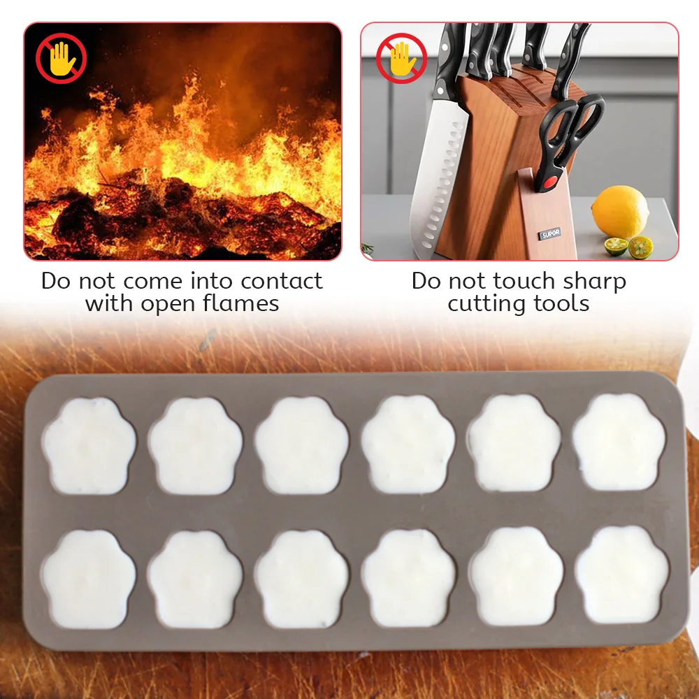 Non-stick Kat Klauw Vorm Chocolade Siliconen Mal DIY Bakken Taart Decoratie mal Snoep Pudding Jelly Zeep Schimmel Drip lijm Schimmel