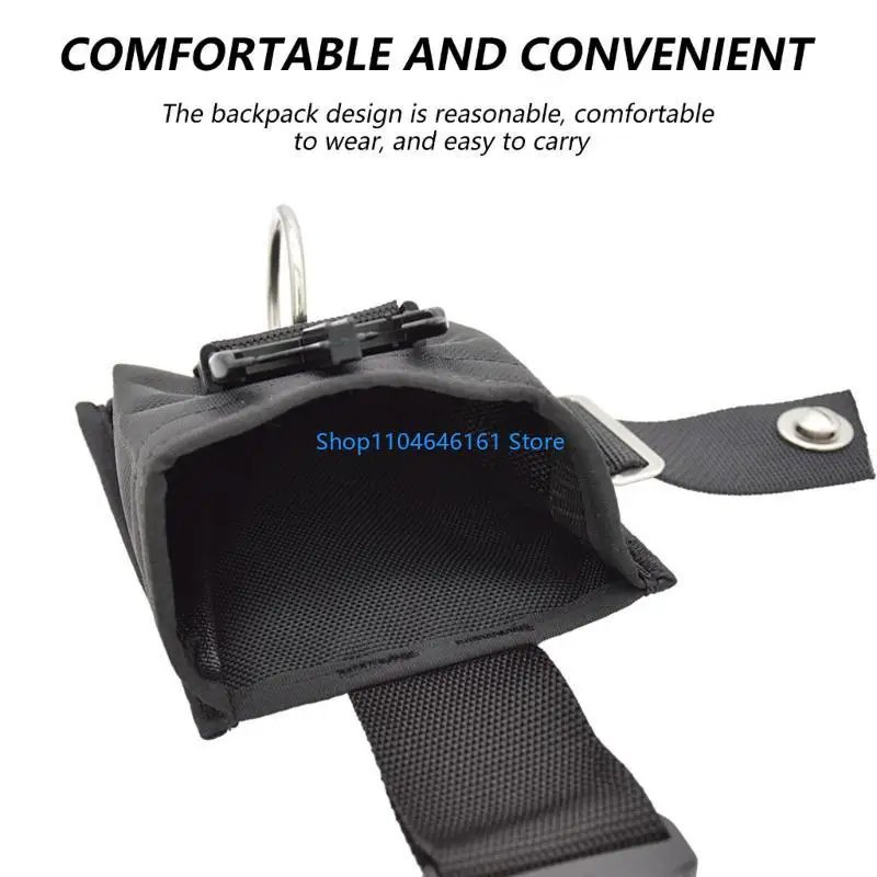 Diving Counter Weight Belt Bag Inner Pocket Trim Counter Weight Bags with Fast Release Buckles for Underwater Diving
