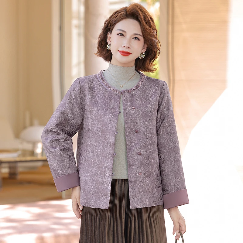 Women Fashionable Long Sleeved Small Fragrant Style Jacket Autumn Winter Female New Top Slimming Short Jacket
