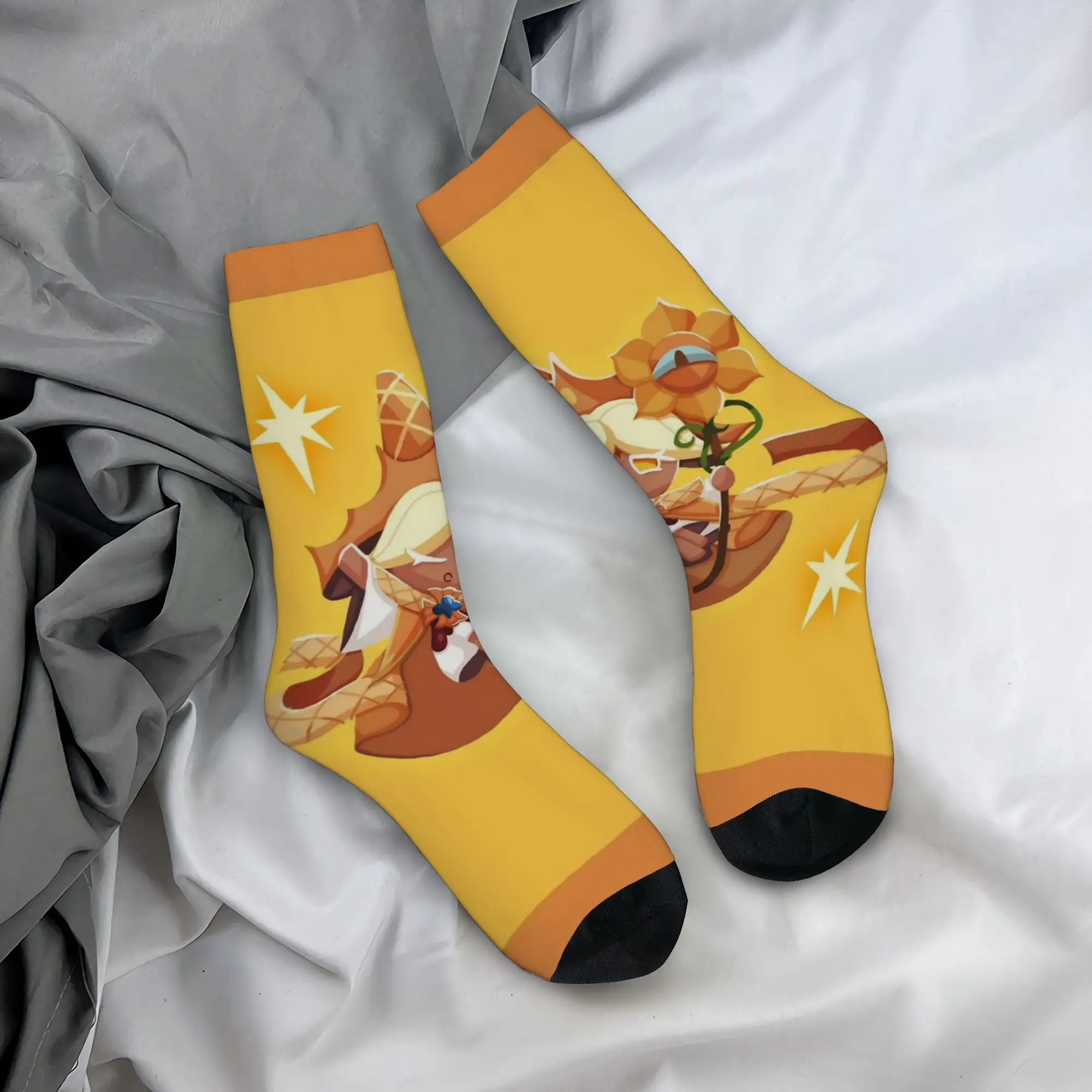 Winter Warm Cool Unisex Cookies Run Kingdoms Socks  Sweat Absorbing Football Socks