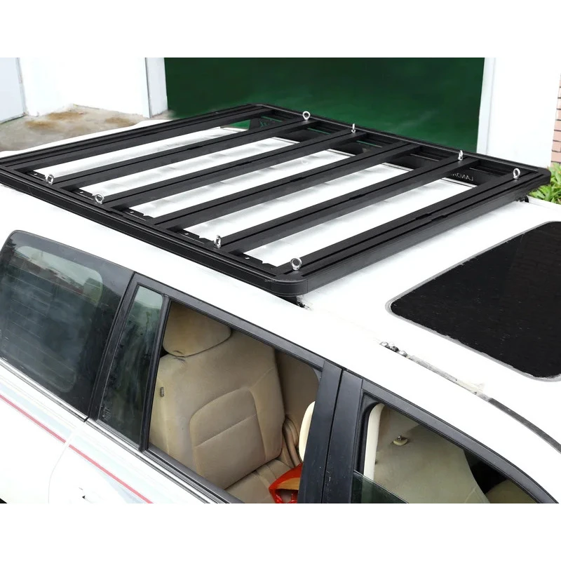 

Universal Car Aluminum Powder Coating Roof Racks Roof Rail Rack 4*4 Fortuner Roof Rack LC200