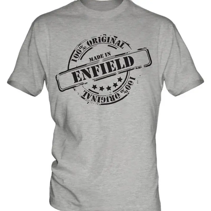 

МУЖСКАЯ ФУТБОЛКА MADE IN ENFIELD ПОДАРОК НА Рождество День Рождения 18, 30, 40, 50, 60