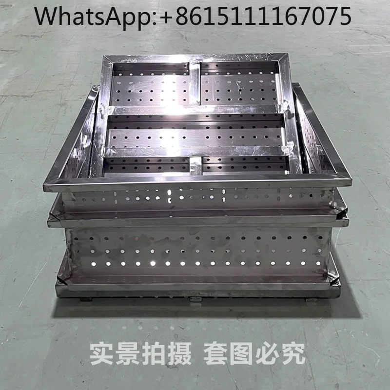 Stainless Steel Tofu Making Mold Box With Frame Press Plate And Cover Large Size Tofu Forming Tool