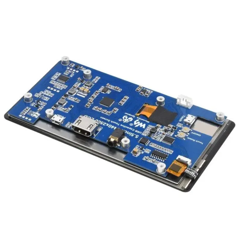 VivaChip Tech5.5inch 1440x2560 LCD,Raspberry Pi 5.5inch 2K Capacitive Touch LCD Display, HDMI Interface, IPS Screen