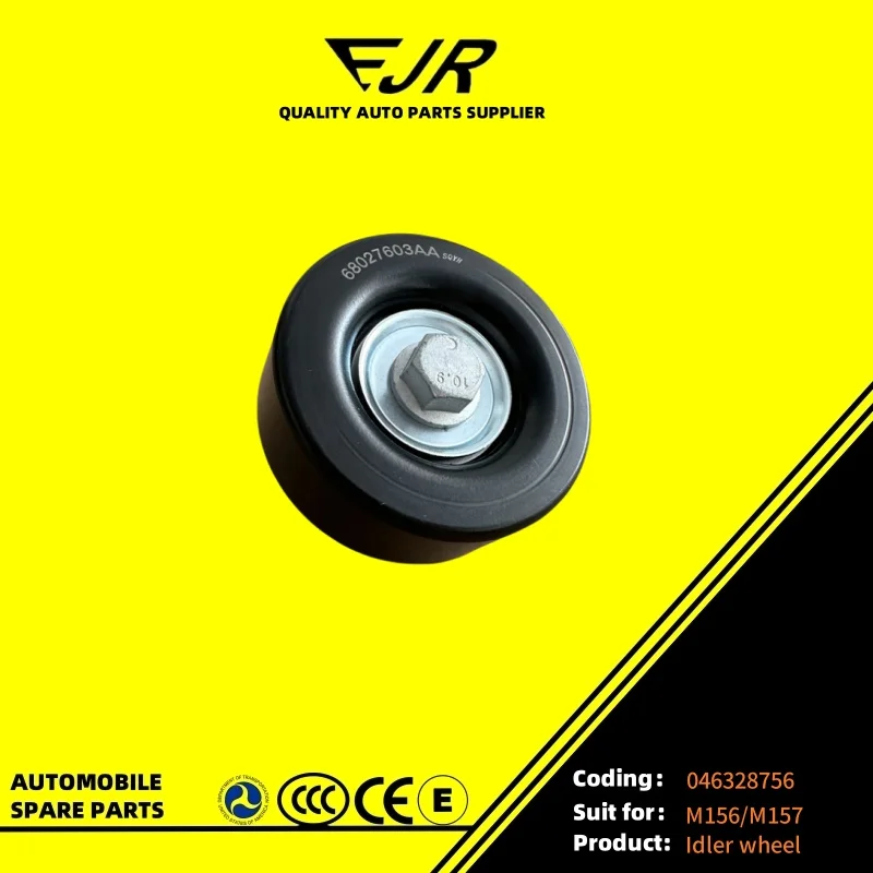 

46328756 68027603 Belt overwheel idler tensioner for Maserati Ghibli Levante Quattroporte V6 diesel cars