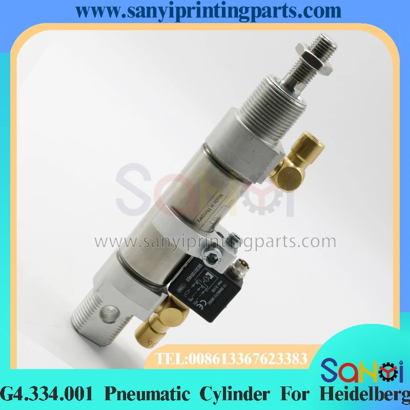 G4.334.001 Pneumatic Cylinder D25 H25 For Heidelberg SM52 SX52 SM74 SX74 XL105 XL106 Stop Lever Pneumatic Cylinder Storage Drum