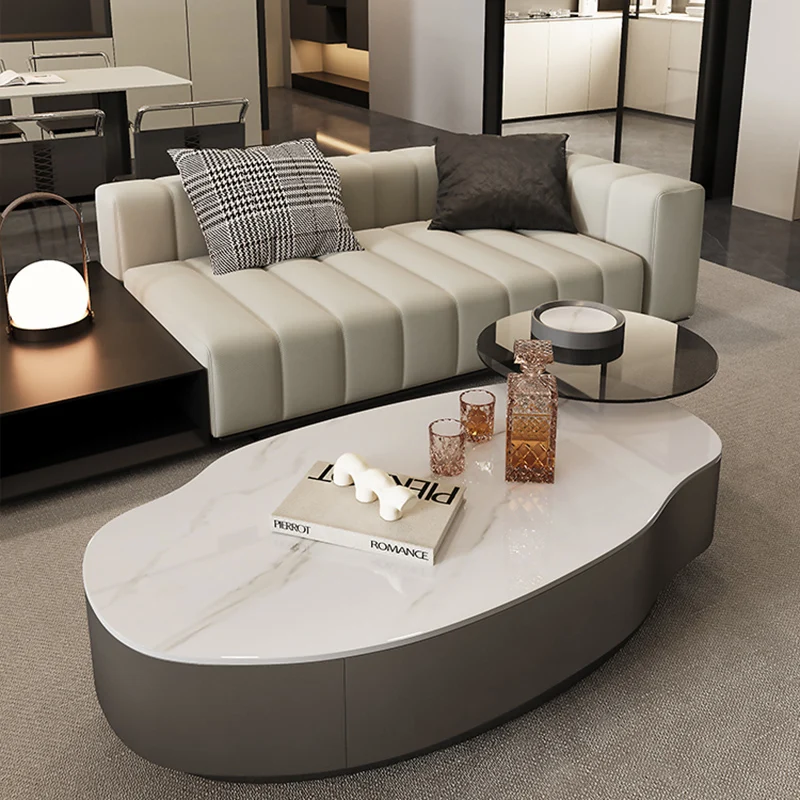 Standing Minimalist Side Table, Cheap Luxury Nordic Design, Space Saving For Kitchen And Outdoor