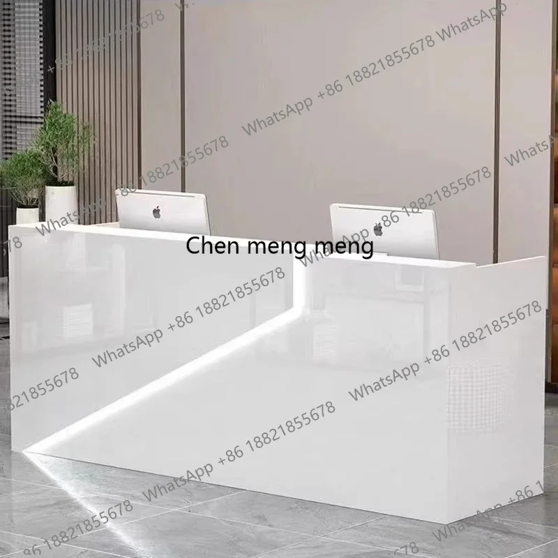 EE182 Modern Consulting Company Front Desk Nordic Creative Beauty Salon Enterprise Reception Desk Commercial Office Furniture