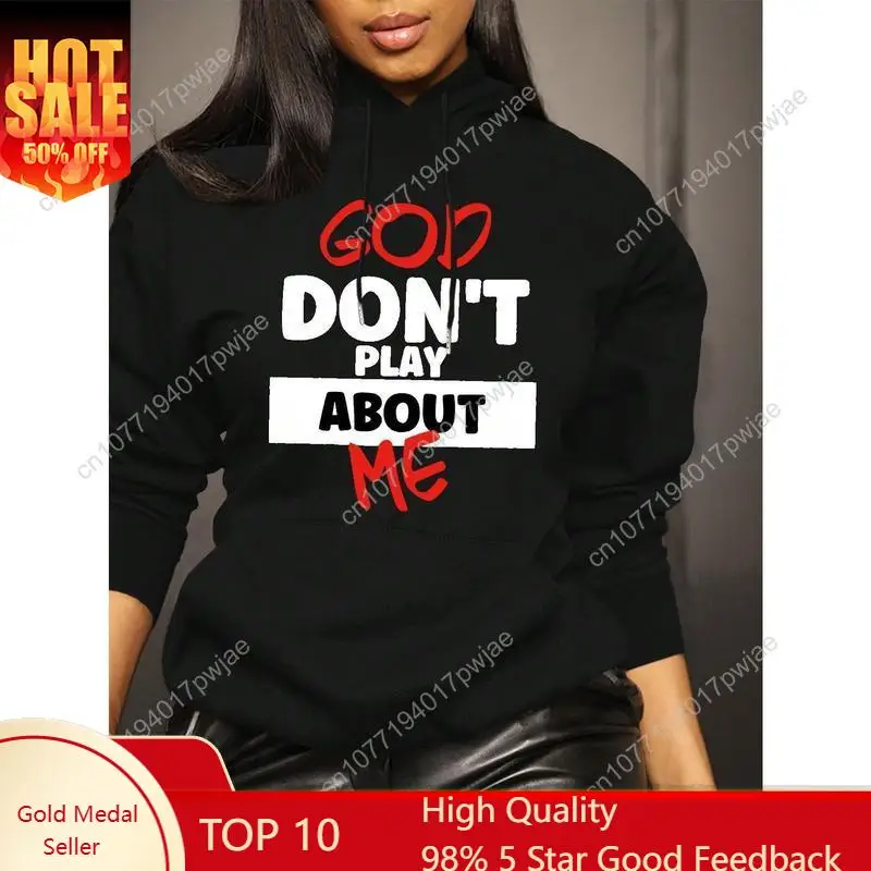 

Women's Front Slogan Letter Print Hooded Sweatshirt,Long Sleeve Tops Graduation,Back To School Outfits,Graduation,Teacher Outfit