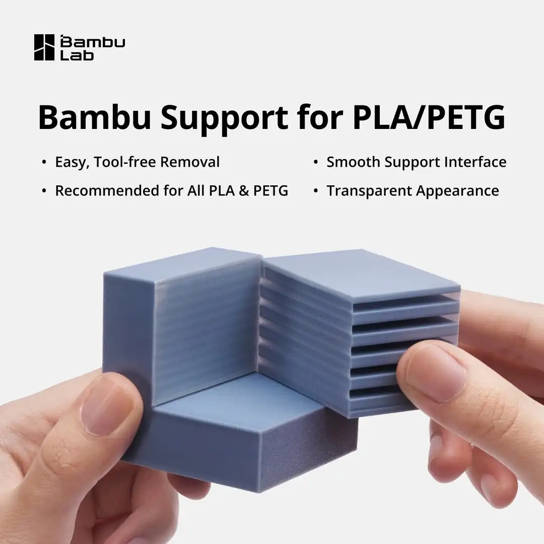 

Support Filament for PLA/PETG for Bambu Lab 3D Print Filament 0.5KG