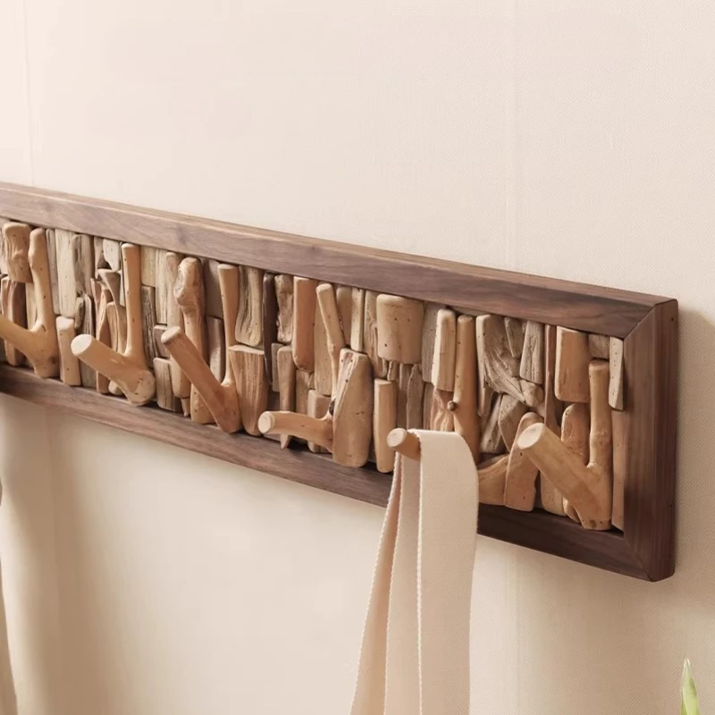 

Nordic Furnitures home Wooden Wall Coat Racks Storage Organizer Cheap Modular Clothes Hangers Entrance Hall Shelf Hallway Hanger