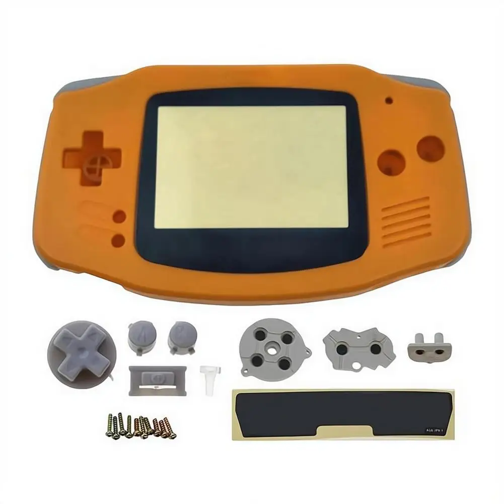 Ersatz-Komplettgehäuse-Kit DIY-Gehäuse Transparente Ersatzschale Vollständige Gehäuseabdeckung mit Tasten Maßgefertigt für Game Boy GBA – Detail 1