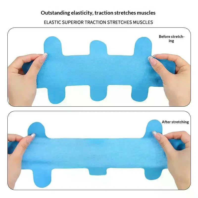 10Pcs Achilles Tendon Support Tape Athletic Precut Breathable  Tape for Ankle Sports Injury Aid Exercise Usage