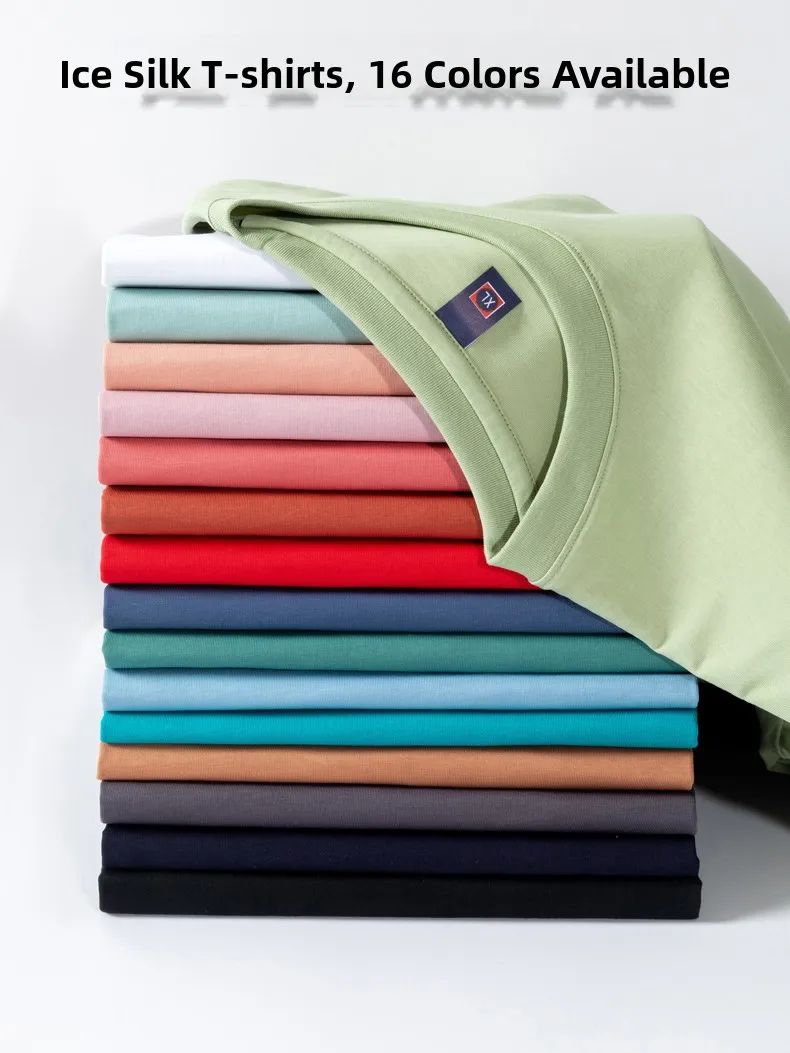 夏綿ラウンドネック半袖 Tシャツ女性のルーズカジュアル無地薄い半袖トップ女性のファッション Tシャツ