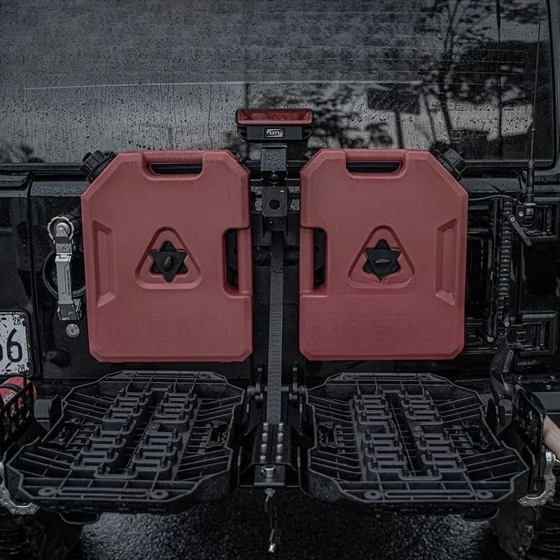 Modified parts tailgate integrated equipment group, small schoolbag hanging behind the license plate rack