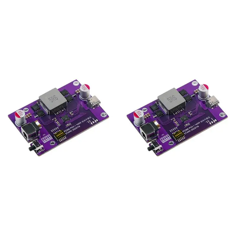 

Efficient 2X PD3.1 140W Power Bank DIY Module 2S/3S/4S/5S/6S Switchable IP2366 Bidirectional Boost Li-Battery Charging Module,A3