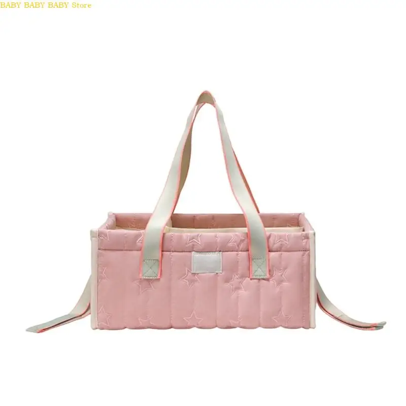 

Q81A Stylish Diaper Storage Bag with Pockets Compact Strollers for Parents