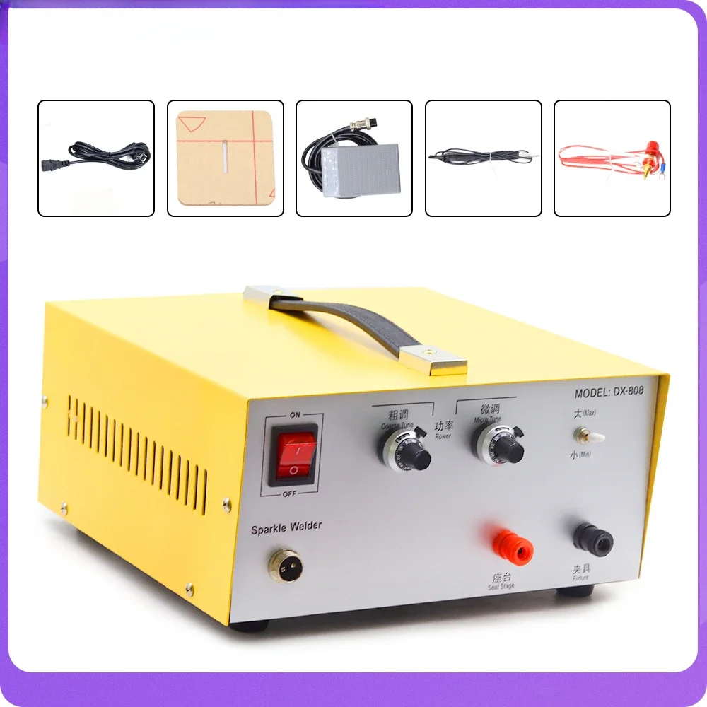 DX-808  Pulse Spot Welding Handheld Laser Spot Welder-spot Welding Machine Gold Silver Jewelry Processing Tools