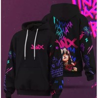 Popular Anime Arcane League Jinx Hoodies 3D Printed Men/Women Cartoon Tracksuit Sweatshirt Long Sleeve Pullover Men's Hoodie