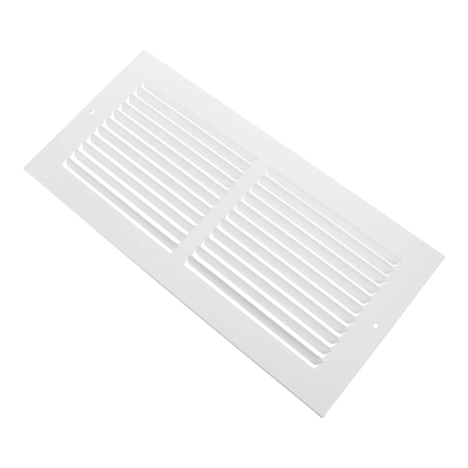 White Vent Cover Metal Louvered Return Air Grille Decorative Hvac Flush Mount Panel Paintable Wall Ceiling Air Return Vent Cover