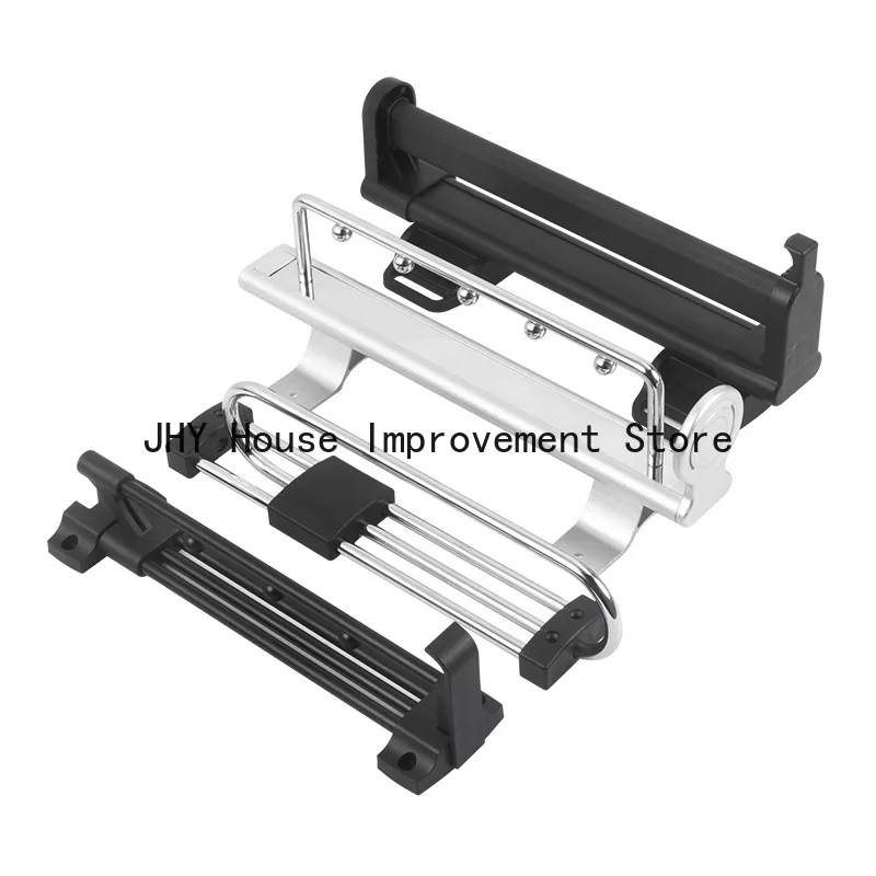 Shallow Wardrobe Clothes Rail Telescopic Top-Mounted Hoisting Storage Hanger Device Longitudinal installation With Silent Slide