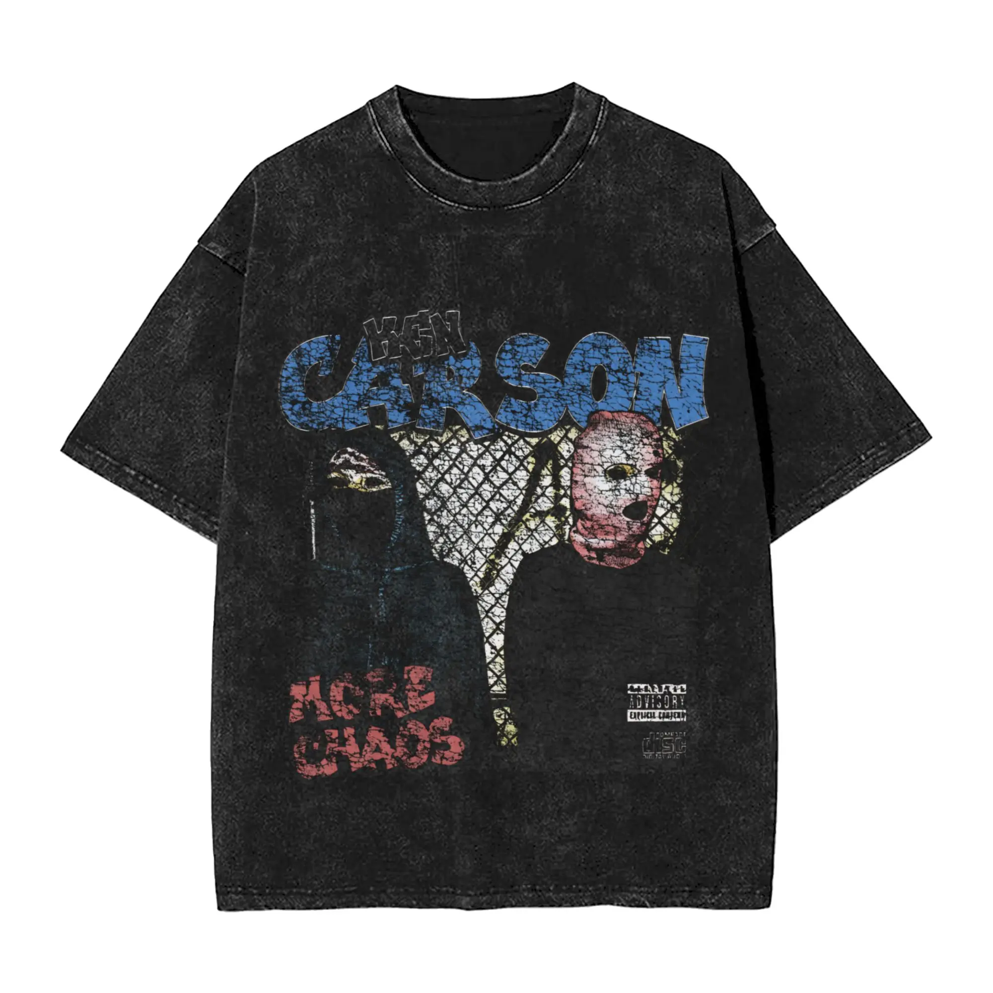

ken carson destroy lonely Merch Washed T Shirt for Men Women Streetwear Hip Hop T-Shirt Summer Tee Shirt Cotton