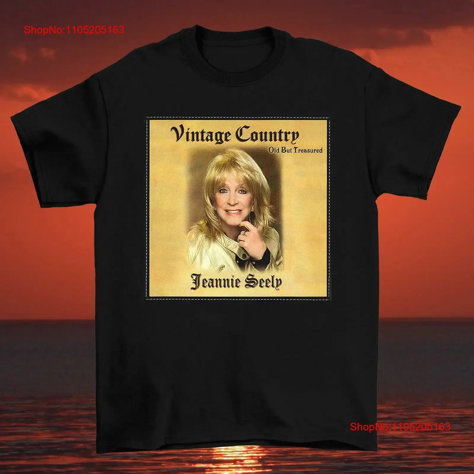 Jeannie Seely Vintage país viejo pero tesoro camiseta tamaño completo S 5XL vintage lavado suave ligeramente elegante cómodo homme