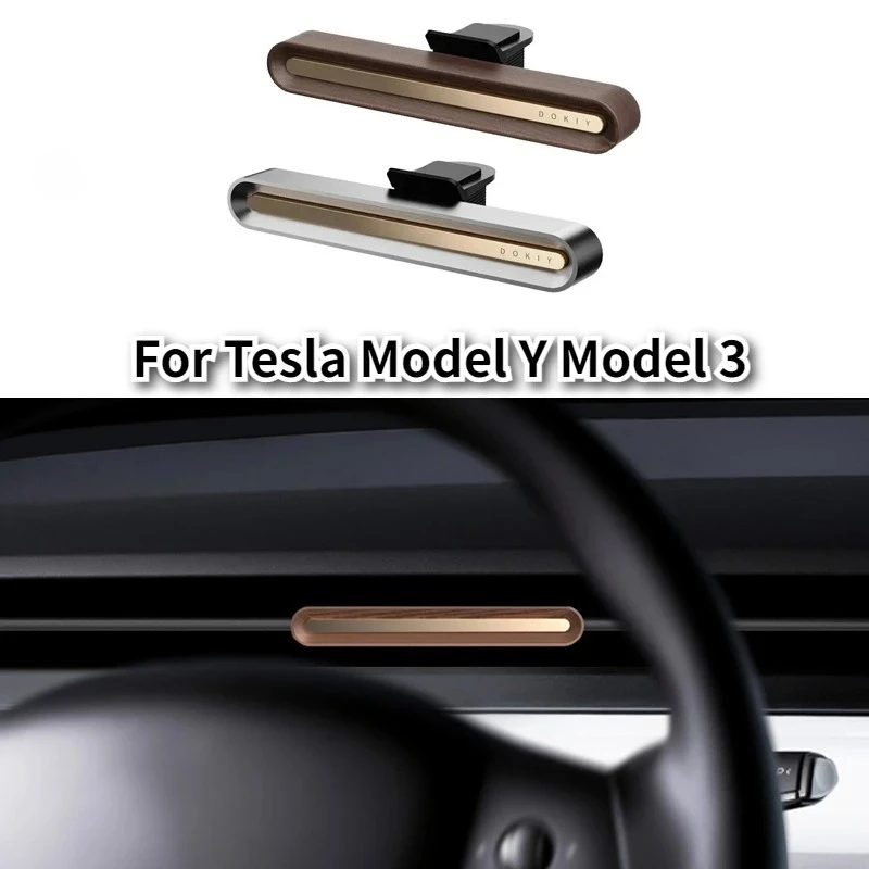 Car Air Freshener for Tesla Model 3 Y Juniper Dashboard Perfume Fragrance Air Purifier Aromatherapy Decoration Car Accessories - view 2