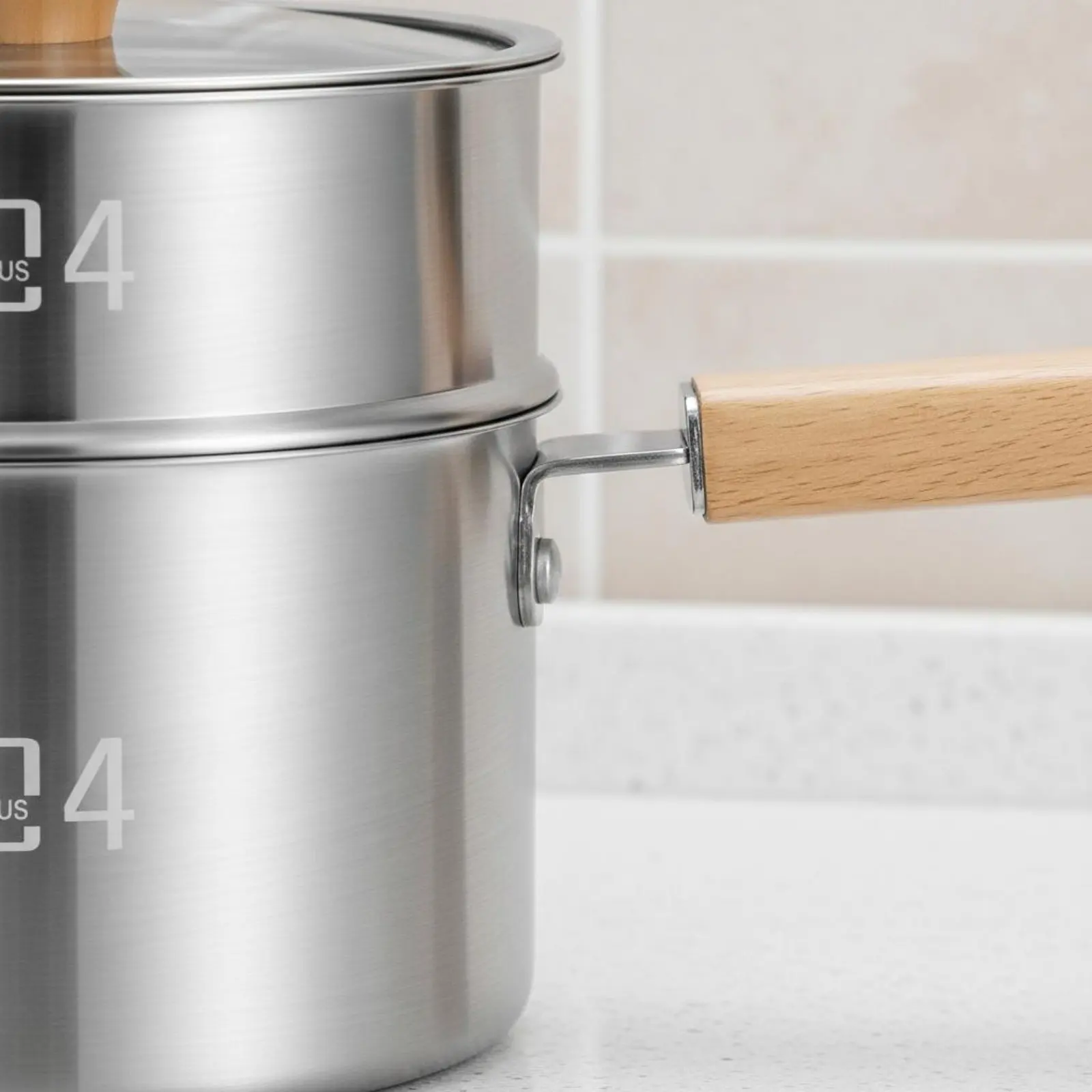 Stainless Steel Deep Fryer Pot Visible Glass Lid Japanese Battered Fryer Small Frying Pot with Strainer Easy to Clean Saucepan