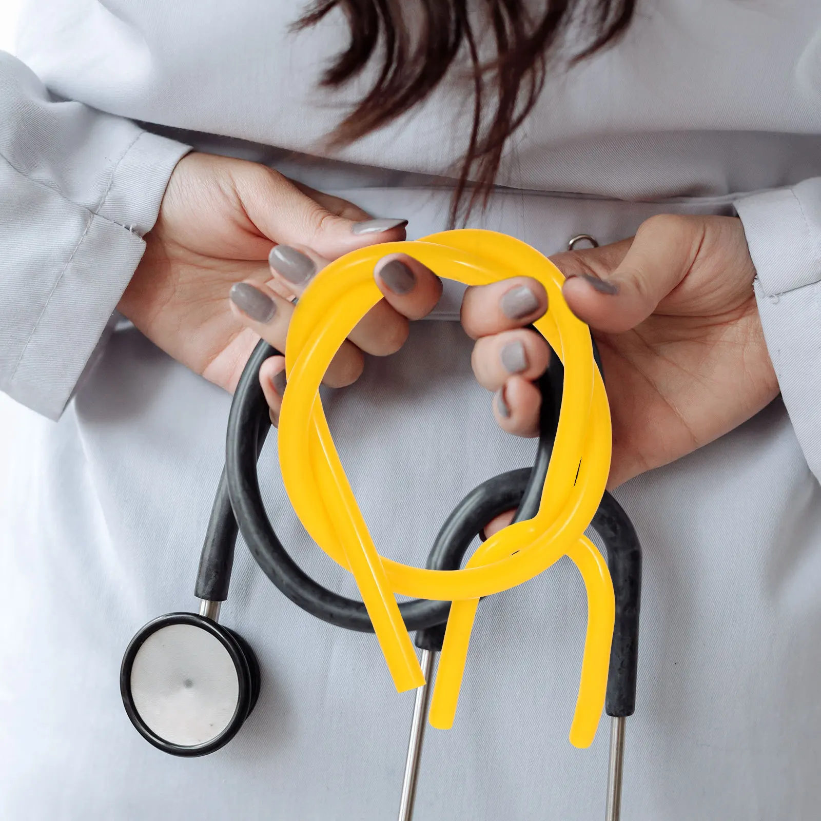 

3Pcs Stethoscope PVC Tubing Replacement Y Shape Soft Durable Tubes for Accurate Sound Transmission Medical Repair Parts