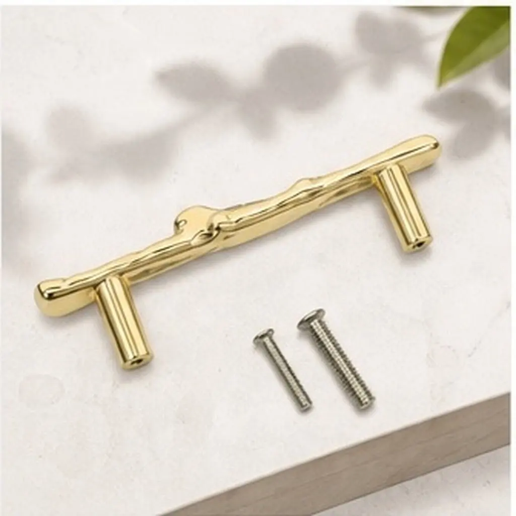 Twig Branch Drawer Handles – Zinc Alloy Rustic Farmhouse Cabinet Pulls for Kitchen Doors