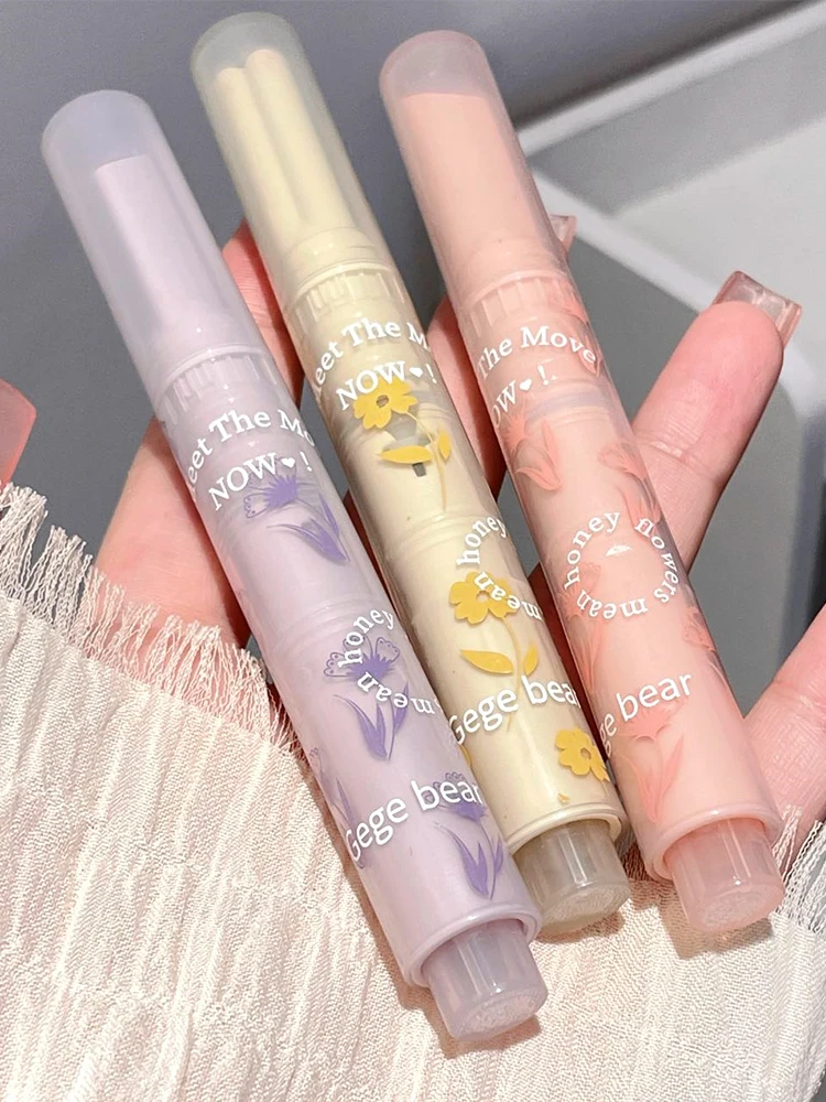 Gege Bear Floral Whisper Moisturizing Mirror Shine Lipstick — ผิวเยลลี่เคลือบเงา, กระสุนรูปหัวใจ, ลิปบาล์มให้ความชุ่มชื้น
