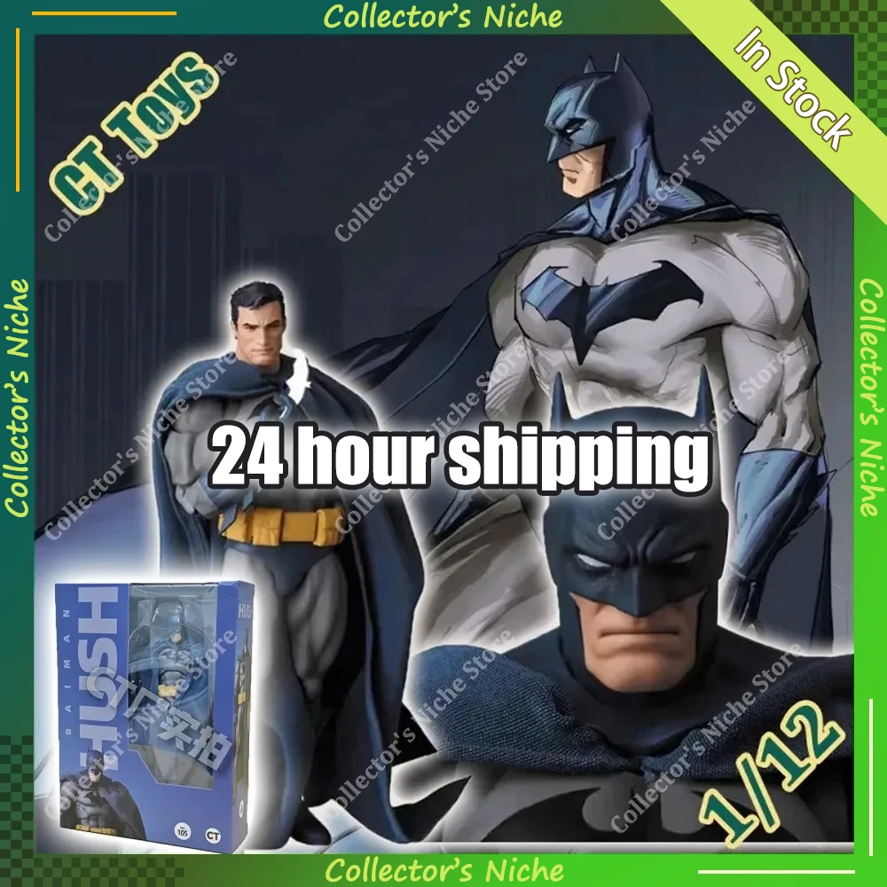 

CT Toys Blue Batman Hush Version Mafex 105 Black Version Dc Bat Man Anime Action Figure Figurine Model Statue Gifts Toys