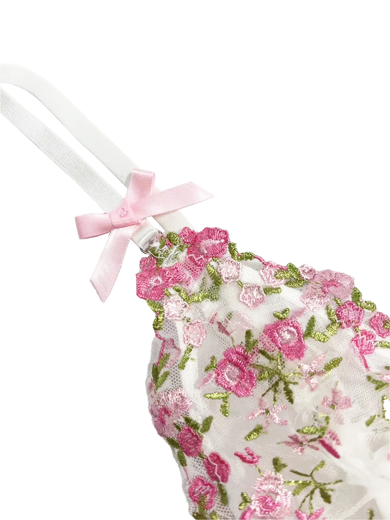 White Floral Embroidery Babydo - огляд і ціна Embroidery White