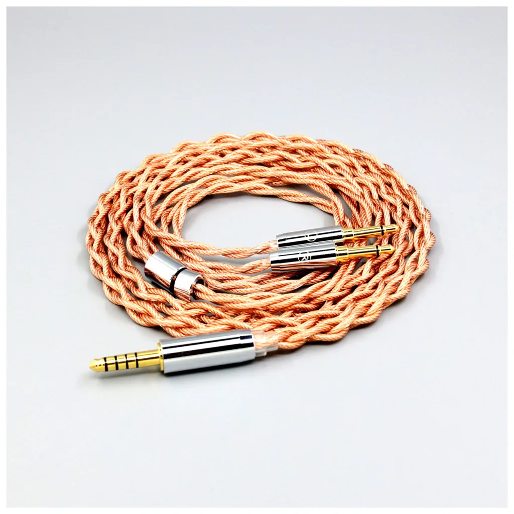 الجرافين 7N OCC التدريع محوري مختلط سماعة كابل ل Hifiman Sundara أناندا HE1000se ديفا He-35 he400se HE6se Arya 7776