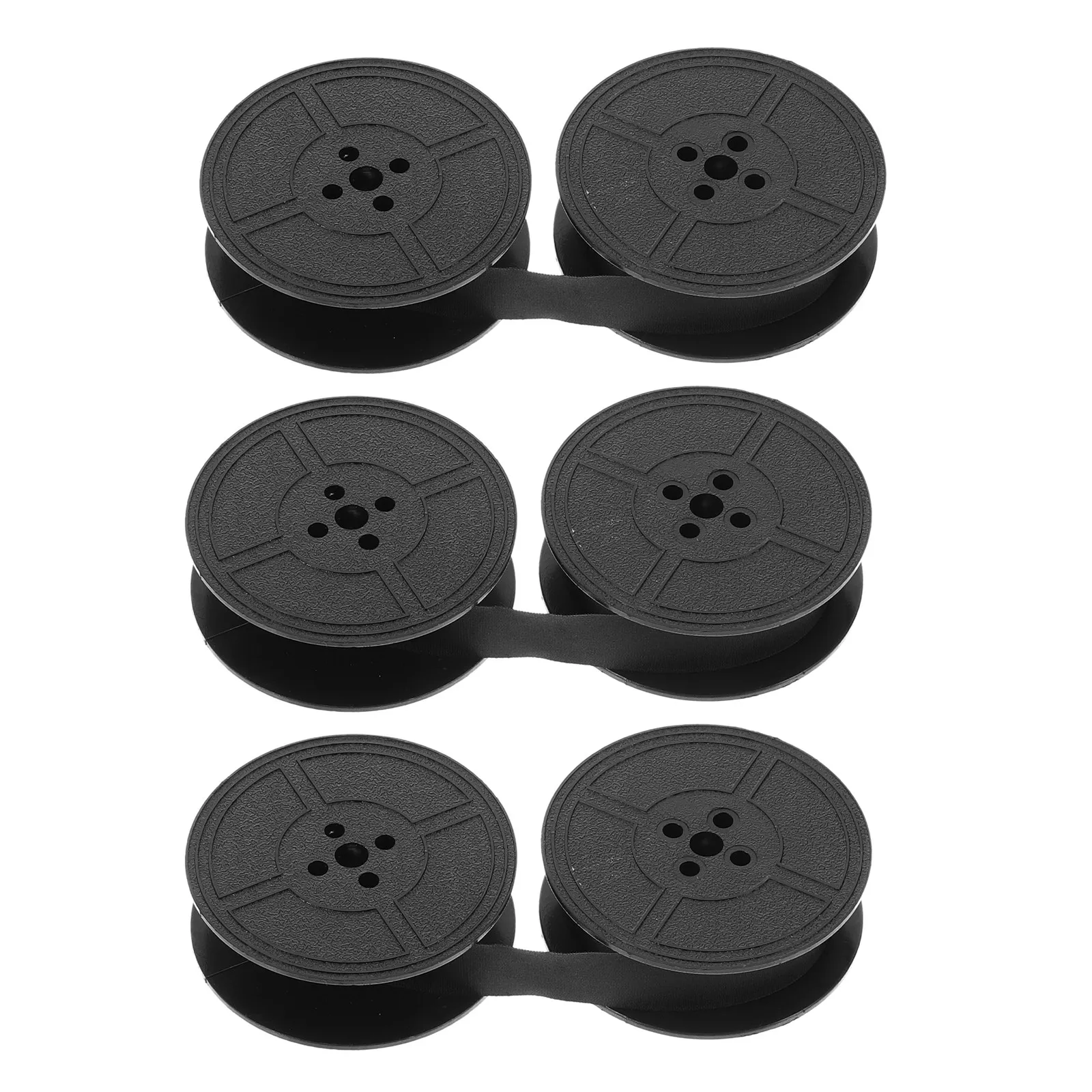 3Pcs Typewriter Ribbon Replacement Wide Nylon Twin Spool Ink Ribbon Longlasting Vintage for Manual Typewriters Creative Writing