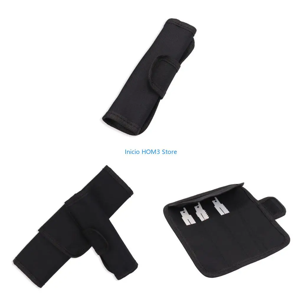 A5YD Multifunctional Folding Wrench Bag for Pliers Screwdriver Mini Flashlights