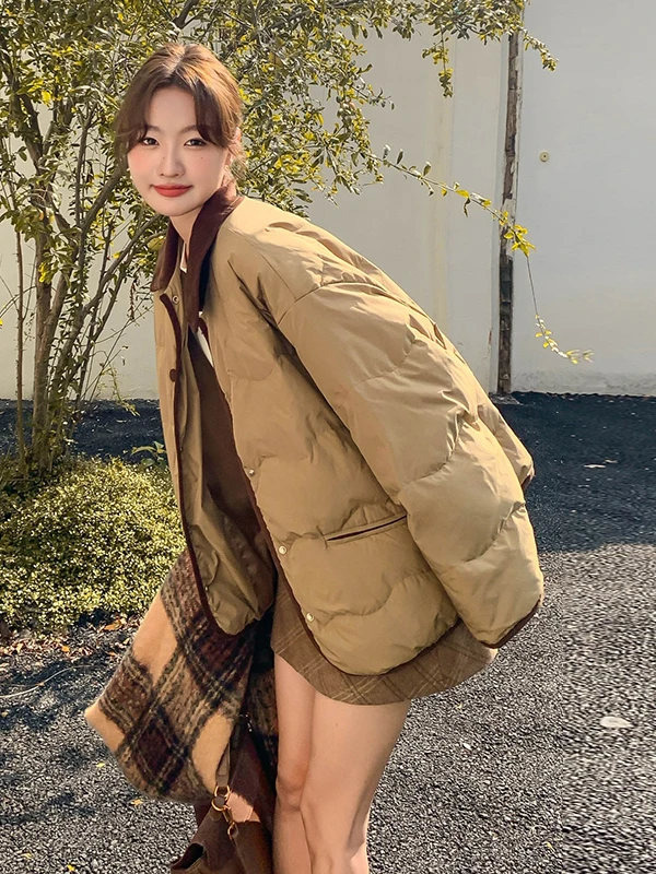 faionable-couleur-blo-ort-coton-jaet-femmes-thiened-manteau-d'hiver-contraste-couleur-design-sens-jeune-sle-couleur-pure