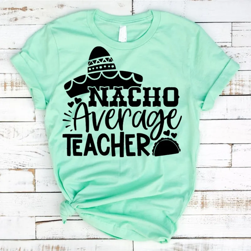 

Kawaii Teacher Shirt Back to School Shirts Teacher Appreciation Gift Fashion Graphic Cotton O Neck Casual Short Sleeve Top Tees