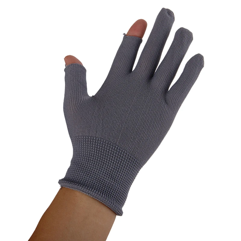 Anti-Slip Fishing Gloves Spring Summer Ice Cool Breathable Sunscreen Antiskid Two-finger Full Fingers Cycling Sport Gloves image 5