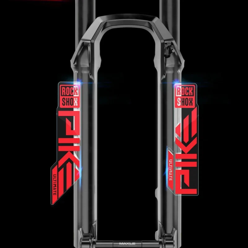 2024 Rockshox Pike Ult Decals Mountain Bike Front Fork Stickers MTB Bicycle Front Fork Decals ULTIMATE Bike Stickers