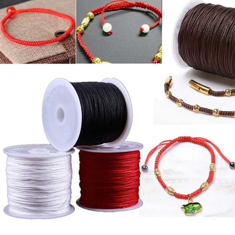 393inch/Roll Strong Elastic Stretchy Crystal Beading Thread Cord for Bracelet DIY String Braided Hand-woven Jewelry Making