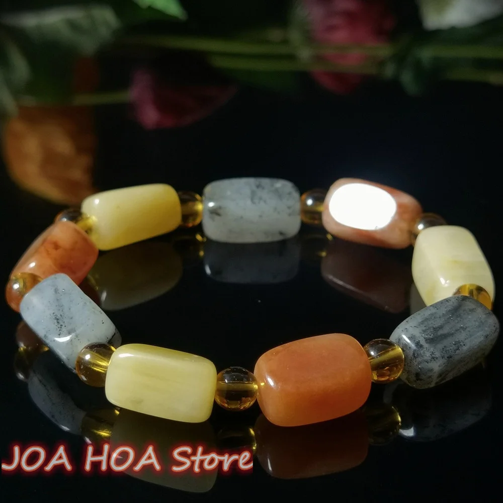 

New Real Certified Natural Quartzite-Jade Lucky Amulets Golden Jade Bracelets Bangle Colorful High Quality Elegant Fine Hewelry